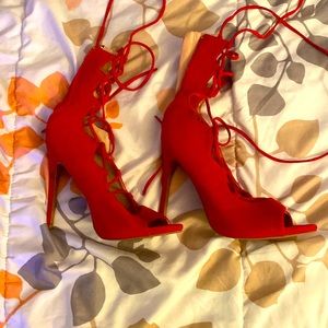 Slightly worn Shoe Republic heels